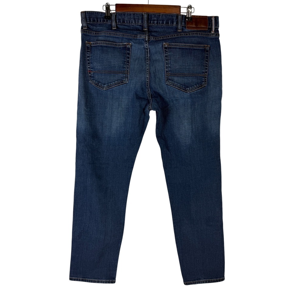 Tommy Hilfiger‎ Men's 38x32 Slim Fit Jeans Medium Wash Blue Stretch Denim - Picture 2 of 8
